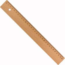 U-4 30 cm  Tahta Cetvel 2 Adet
