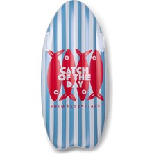 Swim Essentials Cath Of The Day Surfboard Tutacaklı Şişme Deniz ve Havuz Yatağı
