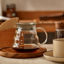 Vestron Kahve Sürahisi Borosilikat Cam Coffee Server 600 ml