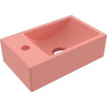 Bocchı Bocchi Milano Dar Sol Lavabo 37 cm - Mat Somon - 1418-032-0126