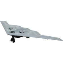 Renklime HW777-20 - Çek Bırak Metal Uçak Sesli Işıklı - Gri (Lisinya)