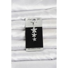 Clariss Ashwork 316L Cerrahi Çelik Sallantılı Sıralı Lotus Model Göbek Piercing 587455