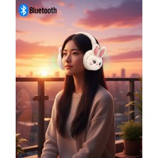 Renklime Peluş Kablosuz Bluetooth Kulaklık Çocuk ve Genç Kullanıma Uygun - Lisinya