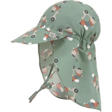 Lassig Flap Hat Uv Korumalı Uzun Şapka Scooter Dog Green
