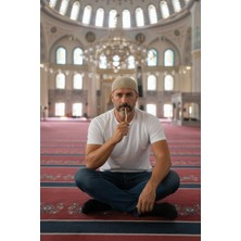 Giyu Shop Misvak Hediyeli Dokuma Örgü Desenli Takke Kaliteli Namaz Takkesi
