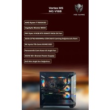 Mod Gaming VORTEX MG-V18B AMD Ryzen 7 7800X3D | RTX5060Ti 16GB | 32GB RAM | 1 TB SSD | Oyuncu OEM PAKET