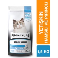 Pronature Yetişkin Kuru Kedi Maması (Daily Protect)  - Hamsili ve Pirinçli - 1,5kg