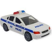 Renklime Sesli Işıklı Çek Bırak Polis Arabası - YY2020-17P (Lisinya)