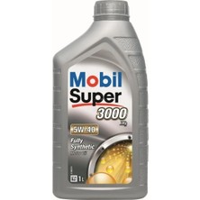 Mobil Super 3000 X1 5W-40 Tam Sentetik Binek Motor Yağı 1 Lt.