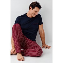 Arnetta Erkek Bordo Pijama Takım AR3011-S-V3