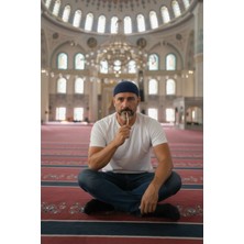 Giyu Shop Misvak Hediyeli Dokuma Örgü Desenli Takke Kaliteli Namaz Takkesi