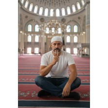 Giyu Shop Misvak Hediyeli Dokuma Örgü Desenli Takke Kaliteli Namaz Takkesi