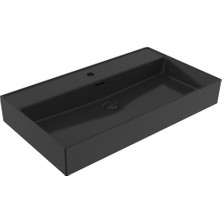Bocchı Bocchi Milano Lavabo 80 cm - Parlak Si̇yah - 1377-005-0126