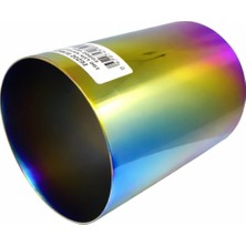 Egzoz Burada 100LÜK Bukelamun Çok Renkli Egzoz Ucu 100MM Varex Kafası Eksoz Kafası Ekzoz Başlığı 10CM