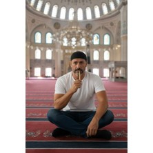 Giyu Shop Misvak Hediyeli Dokuma Örgü Desenli Takke Kaliteli Namaz Takkesi