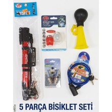 Belkıs Kırtasiye 5 Parça Bisiklet Seti Bisiklet Aksesuarı