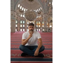 Giyu Shop Misvak Hediyeli Dokuma Örgü Desenli Takke Kaliteli Namaz Takkesi