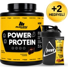 Mustang Nutrition Power Protein Tozu 3000 Gr 75 Servis Çikolata + Shaker + Protein Kahve Hediyeli