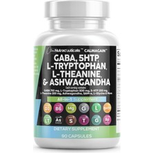 Clean Nutraceuticals Ga.ba 5 Htp  L Tryptophan  L Theanine  Sam-E L-Glycine - Mood Support 90 Capsul.