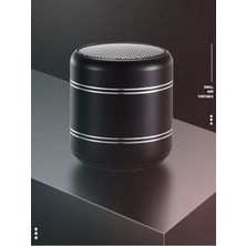 Renklime Mini Alüminyum Tws Kablosuz Bluetooth Hoparlör – Yuvarlak Metal Tasarım, Yüksek Bas ve Taşınabilir Özellikler ( Lisinya )