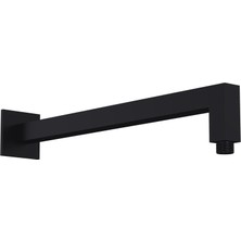 Bocchı Bocchi Duvardan Tepe Duşu Kolu Kare 400 mm - Mat Si̇yah - 5750-0001-AB