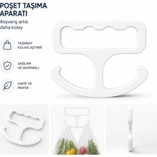 Studio Aslan Design Poşet Taşıma Aparatı – Ergonomik Market ve Alışveriş Poşeti Taşıyıcı Tutacak