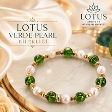 👑 Verde Pearl Ultra Premium Bileklik – Zebercet, Gerçek İnci & Hematit Doğal Taş Bileklik | Lotus Atölye ve İyi Yaşam Merkezi