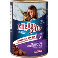 Miglior Gatto Migliorgatto Av Hayvanlı Chunks Kedi Konserve 405GR 24 Adet