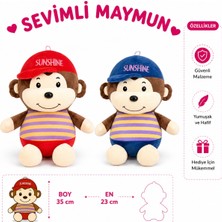 Kidzfun Peluş Oyuncak Sevimli Maymun