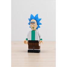 Hunga Rick And Morty Figür | Brick - 8 cm Yüksek Kaliteli PLA Materyal ile Tek Parça Tasarım