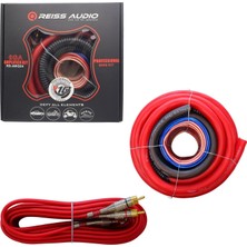 Reiss Audio RS-AWG04 Oto Anfi Kablo Seti 0ga Kablo Kiti