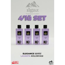 Ilgaz Lavanta Kolonyası 4'lü Set 80 Derece 400 ml | Elegance Series