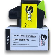Sprint S-Prınt CX410/CX510 (80C8HK0) Yellow Toner (3k*)