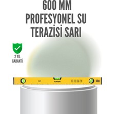 Datatek 600 mm Su Terazisi Sarı Dayanıklı Gövde Hassas Ölçüm - Lisinya