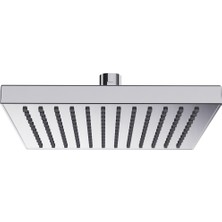Bocchı Bocchi Air2 Tepe Duşu 200X200MM Kare - Gri̇/krom - 5860-0006