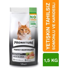 Pronature Tahılsız Yetişkin Kuru Kedi Maması (Perfect Maintenance) - Somonlu Enginarlı - 1,5kg