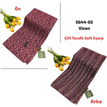 5644 Lop'res Çift Taraflı Soft Eşarp
