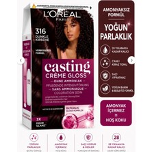 L'oreal Paris Casting Crème Gloss 316 Koyu Kiraz Amonyaksız Saç Boyası