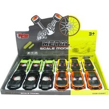 Datatek 3611C - Ç/b Spor Araba Metal 1:36 12Lİ (Lisinya)