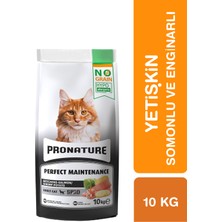 Pronature Tahılsız Yetişkin Kuru Kedi Maması (Perfect Maintenance) - Somonlu ve Enginarlı – 10KG