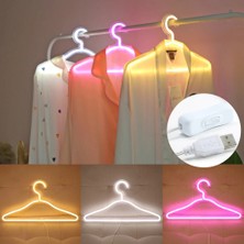 Dress Art D.art And Tech - Işıklı Elbise Askısı Renkli Neon Gece Askları Ev Partisi Düğün Dekorasyon Giyim Mağazası Işıklı Askı