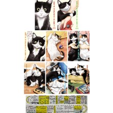 Athica Books Kedim Oyunlarım ve Ben 1-2-3-4-5-6-7-8. Ciltler Manga Seti + Özel Cetvel