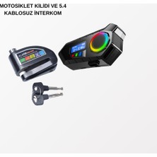 Datatek Bluetooth 5.4 Kablosuz Interkom+ Motor Disk Kilidi - Lisinya