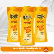 İpek Ipek Provitamin B5 Tüm Saç Tipleri Için Saç Kremi 480 ml x 3 Ade