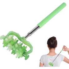 Elifeshop Teleskopik Akupresür Masaj Çubuğu Manuel Nokta Baldır Sırt Boyun Masaj & Sırt Kaşıma Aleti 58 cm