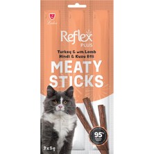 Reflex Plus Hindi ve Kuzu Etli Stick Yetişkin Kedi Ödül Çubuk 3x5 gr