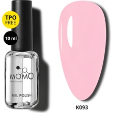 Momo Professional Kalıcı Oje K093, Toz Pembe, 10 ml