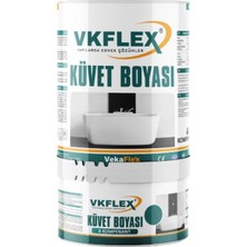 Vkflex Küvet Boyası 1 kg Beyaz Epoxy Reçine Esaslı Son Kat Boya