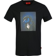 John Frank The Dog Erkek Baskılı T-Shirt