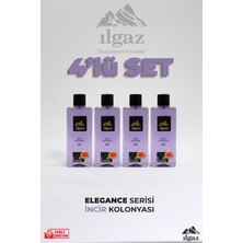 Ilgaz Incir Kolonyası 4'lü Set 80 Derece 400 ml | Elegance Series